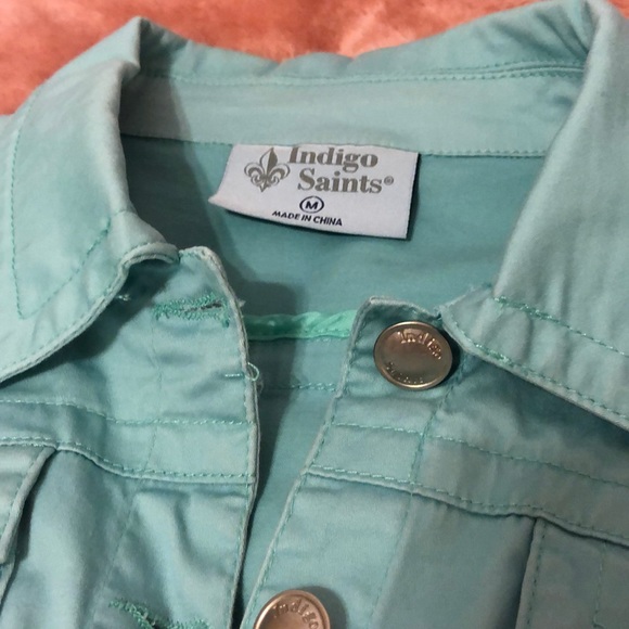 INDIGO SAINTS cropped Jacket - Picture 3 of 11
